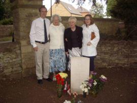 Flying officer clare arthur connor dfc grave at st cuthbert s church